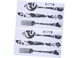 Conjunto De 2 Adesivos De Parede Criativos Em Formato De Talheres, Decorações Removíveis.