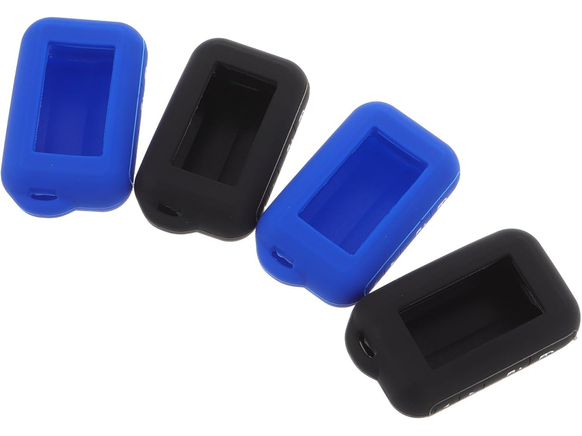 Capas Protetoras Para Controles Remotos De Carro, Pretas E Azul-escuras, À Prova De Choque.