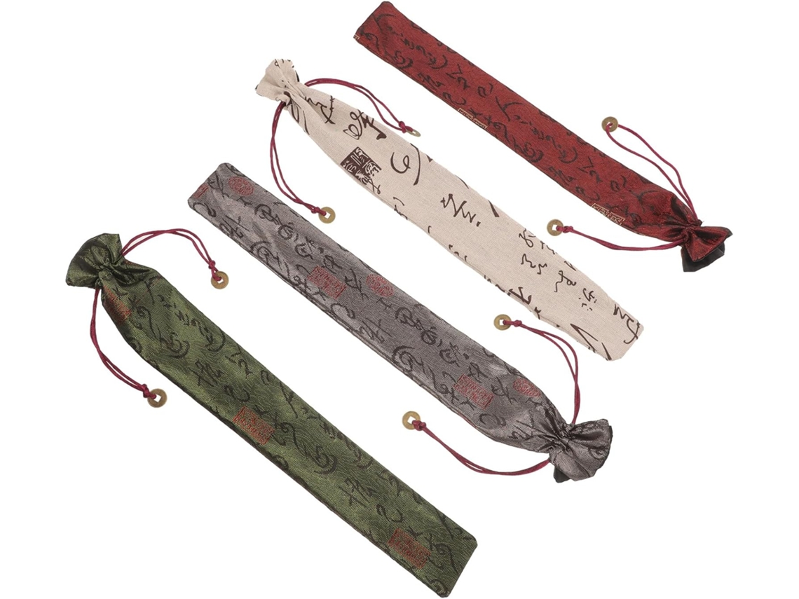 Conjunto De 4 Capas De Cetim Para Ventiladores Dobráveis De 10 Polegadas, Bolsas Protetoras De Tecido.