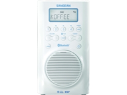 Rádio SANGEAN H-205D (Branco - Digital -  DAB+ / FM-RDS - Bateria)