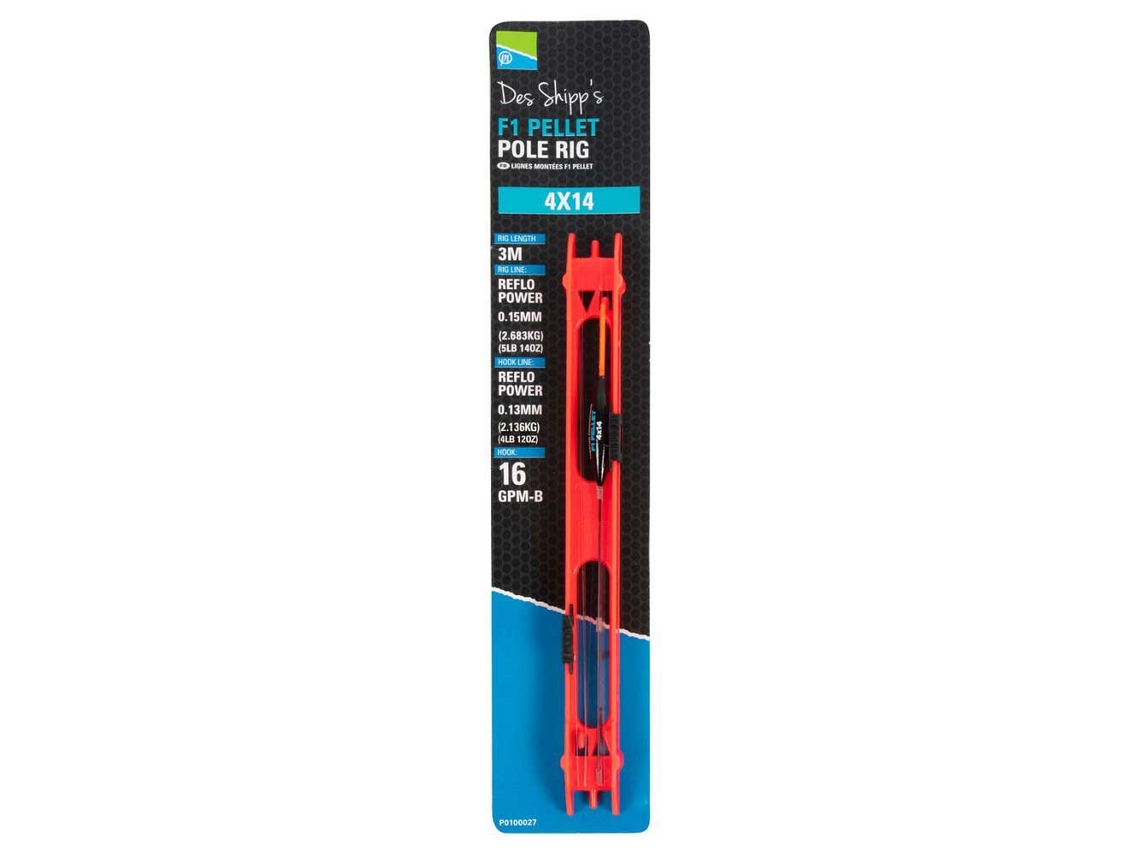 Rig Line F1 Pellet Vermelho 12Preston Innovations