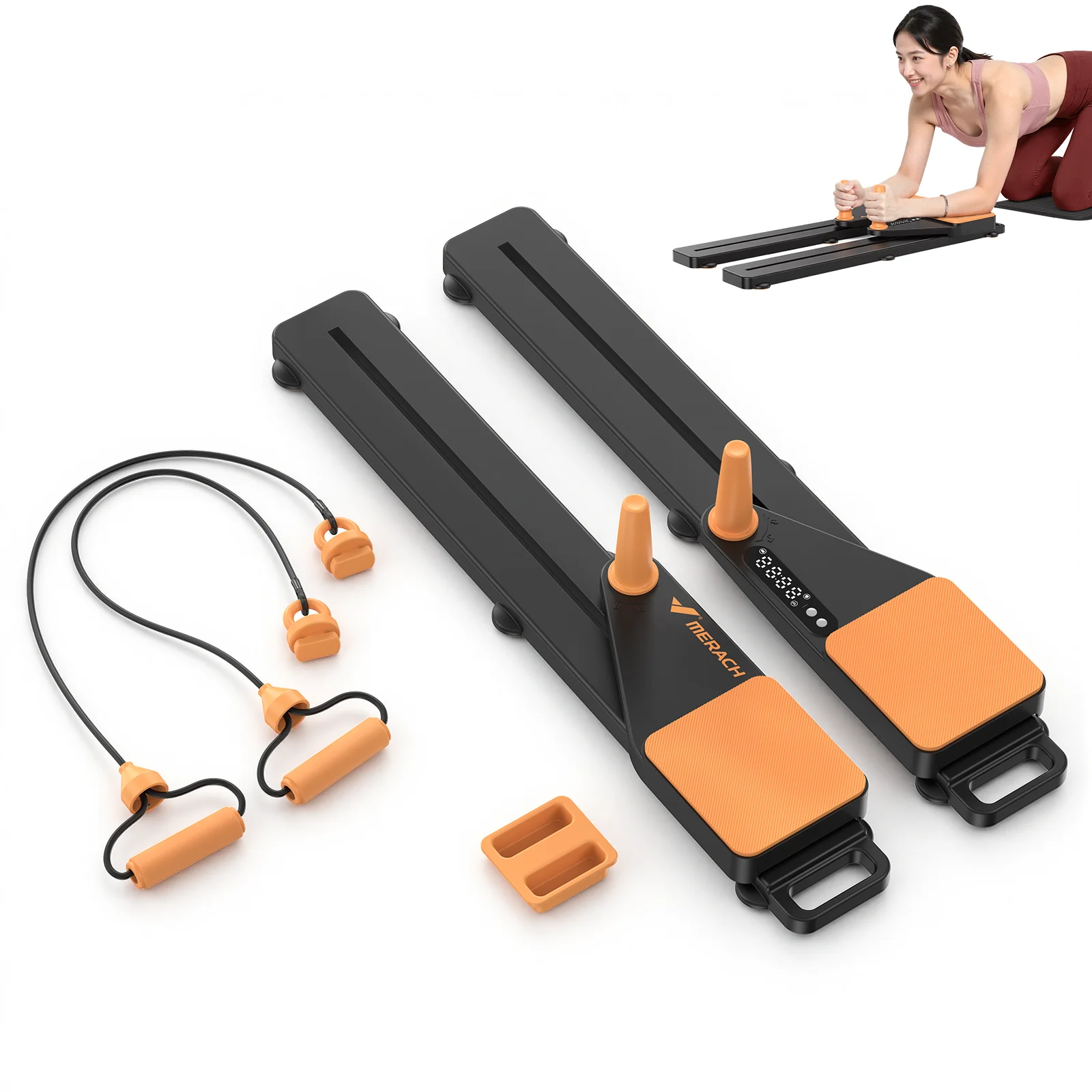 Prancha De Pilates Multifuncional Para Treinamento Dos Músculos Abdominais, Com Design Removível E Antiderrapante.