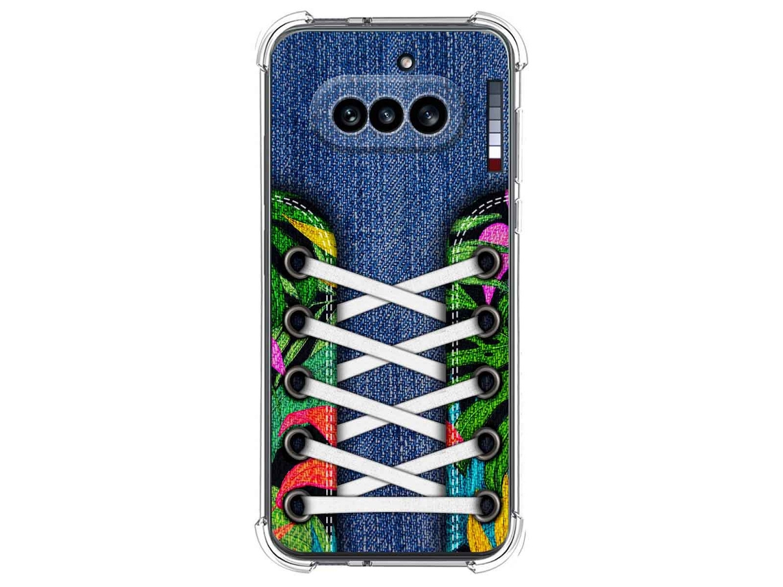 Capa Tumundosmartphone De Silicone À Prova De Choque Para Nothing Phone 4a 5g Design De Tênis 13 Desenhos