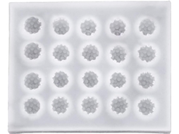 Moldes de silicone para fondant e chocolate