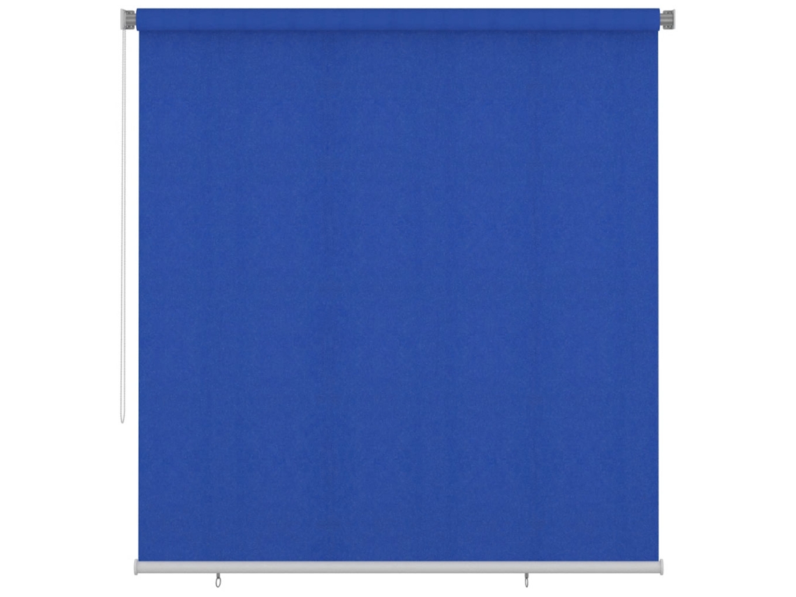 Vidaxl Estore De Rolo Para Exterior 225 (l) X 230 (a) Cm Azul Hdpe