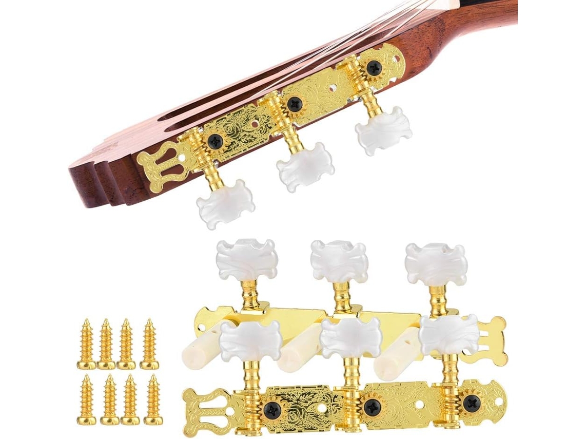 Tarraxas Para Guitarra Clássica, Tarraxas De Plástico