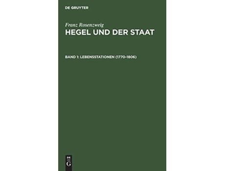 Livro Lebensstationen 17701806 German Edition de Franz Rosenzweig (Alemão - Capa Dura)