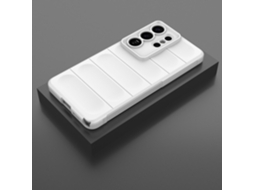 Capa Hexinyigjly Silicone Para Samsung Galaxy S26 Ultra, Com Revestimento Interior Em Microfibra Anti-riscos Branco