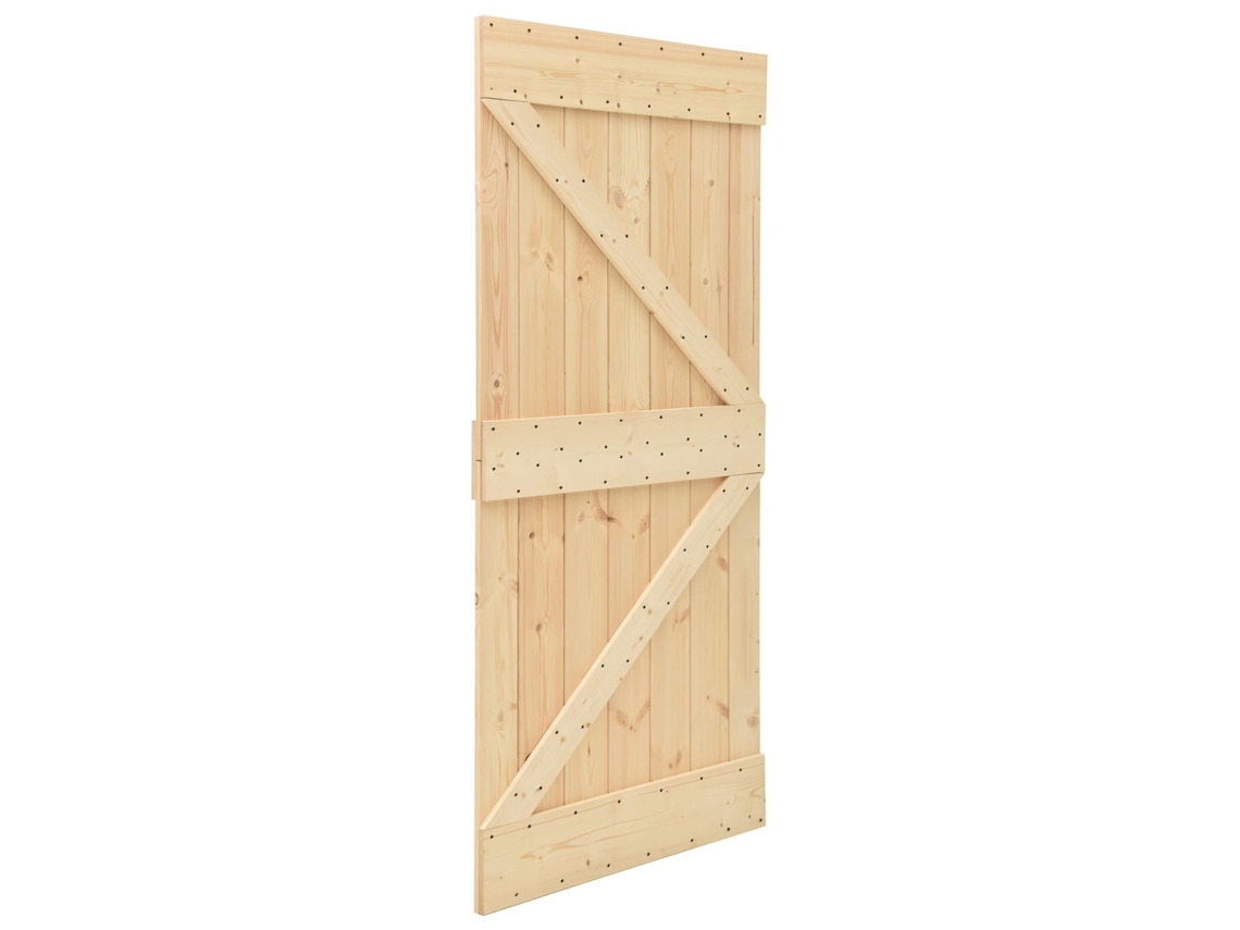 Maison Exclusive - Porta Narvik 100 X 210 Cm Madeira De Pinus Sólida (não Tratada)