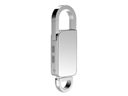 Gravador De Áudio De Chaveiro, Ative A Gravação Da Unidade Flash Usb Com Mp3 Player De 8 Gb Yizhood (prata)