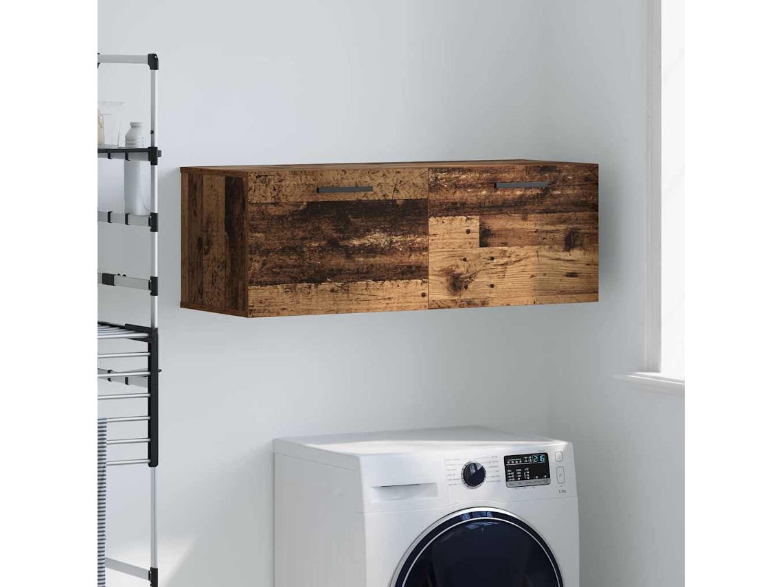 Vidaxl Armário De Parede 100 X 36.5 X 35 Cm Derivados De Madeira