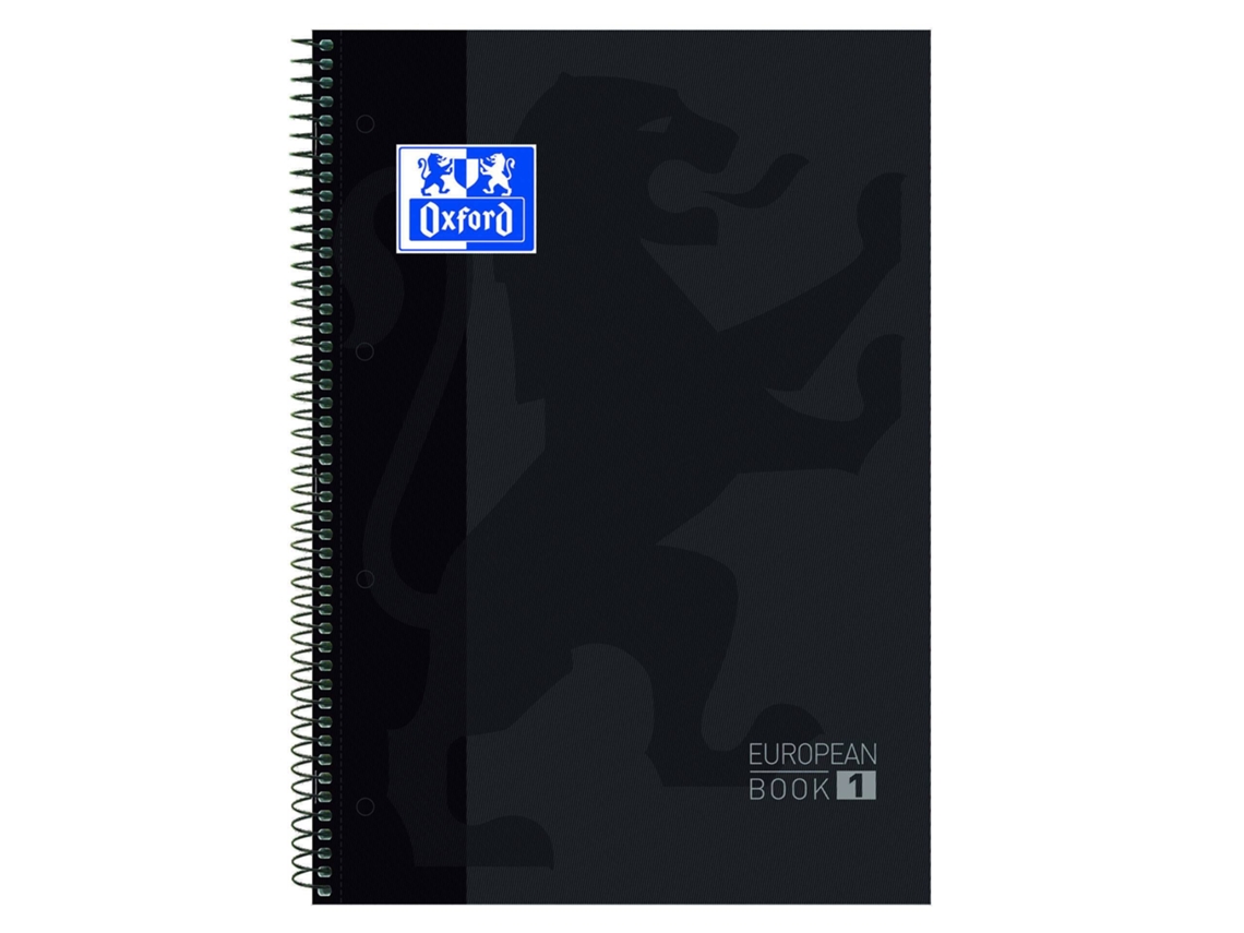 Caderno Espiral A4 Pautado Preto