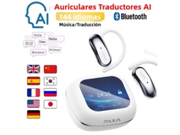 FONE DE OUVIDO ESTÉREO COM TELA Toque Tradução Microfone MDUG