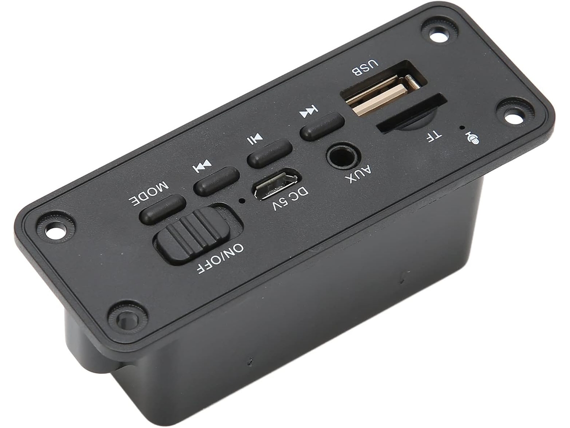 Módulo De Decodificação De Mp3 Multifuncional E Durável Com 3,5 Aux + 3paux E 2 X 3w.