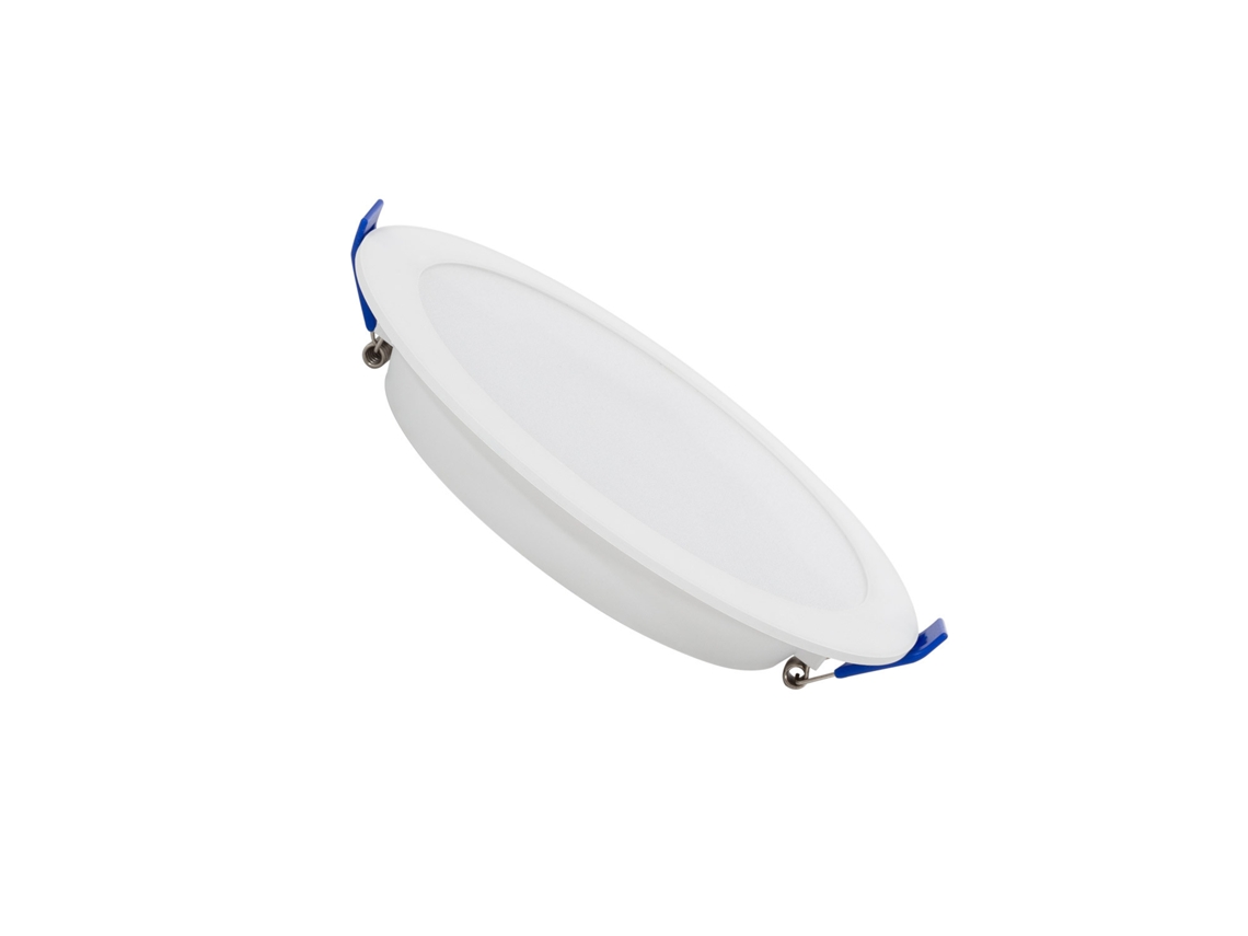 Placa Led 12w Circular Solid Corte Ø 140-160 Mm  4000k Triac Branco Neutro