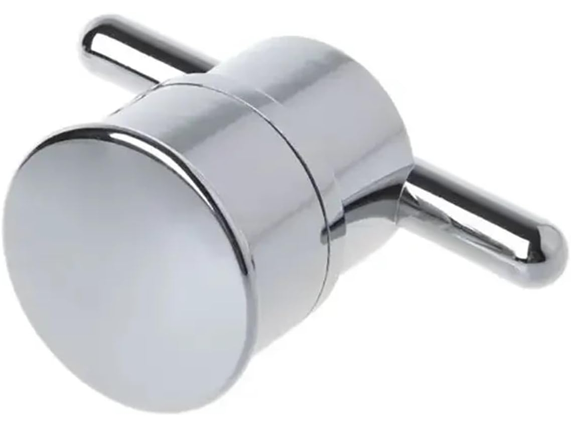 1 Peça De Puxador Porta Chuveiro Com Furo Único Em Plástico Eletrogalvanizado Para Móveis Internos E Cabine