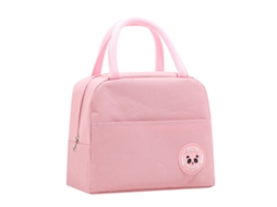 Bolsa Térmica Reutilizável para Almoço, de Alta Capacidade, Rosa BRILVIBERA