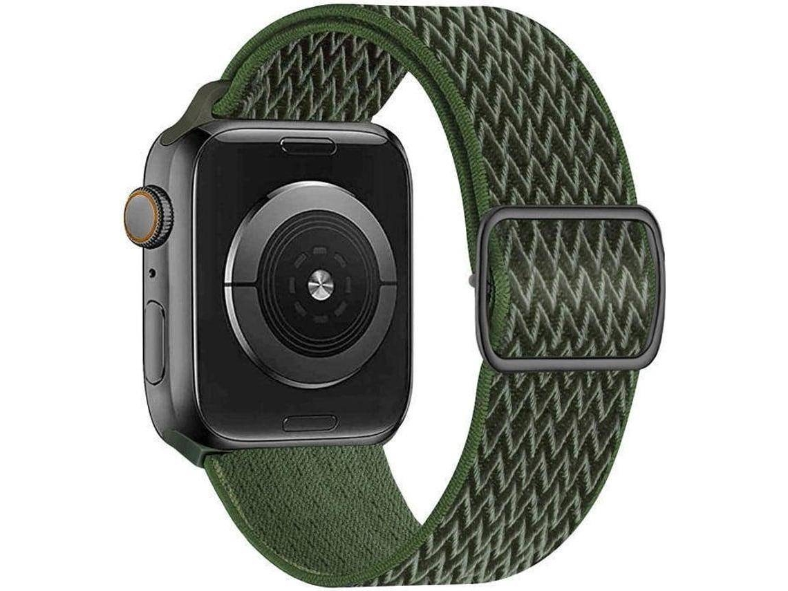 Bracelete Apple Watch 38/41 mm SWISSTEN Nylon (Outlet Caixa Aberta - Verde)