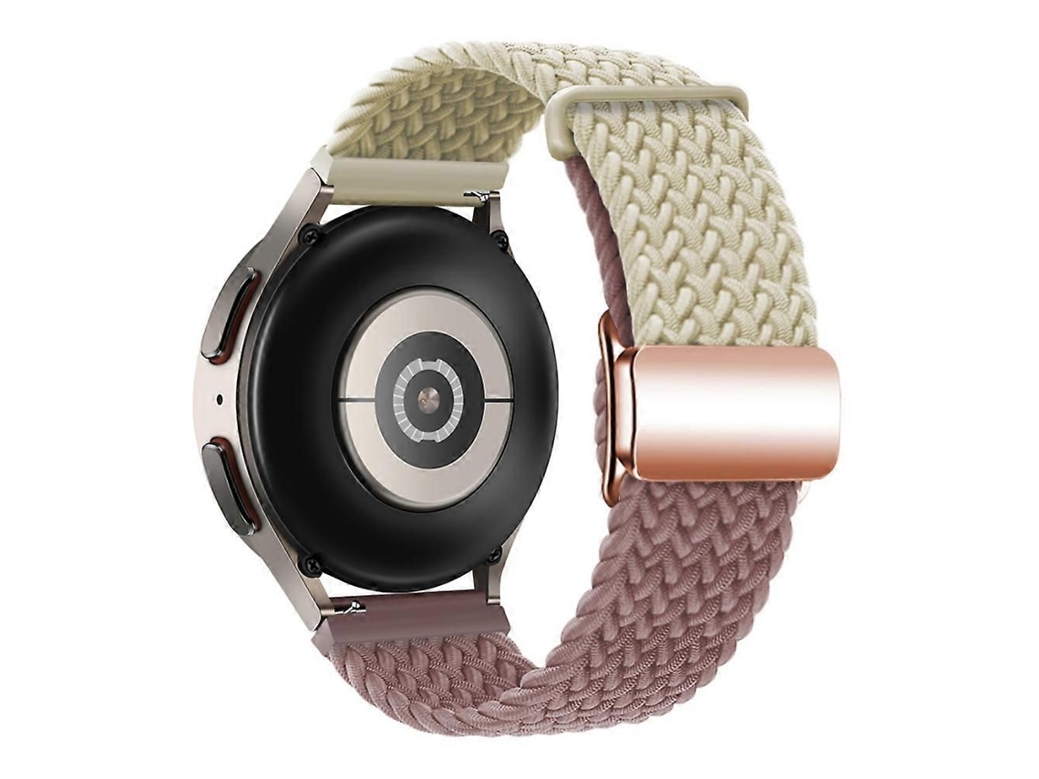 Pulseira Universal De Tecido Para Smartwatch De 22 Mm Com Fecho Magnético.
