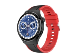 Smartwatch com Chamadas Bluetooth 256 Mb de Memória e Reprodução de Música Vermelho Bestvite