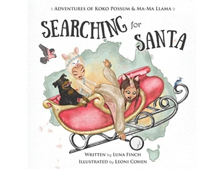 Livro Searching For Santa De Luna Finch (inglês)