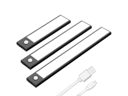 20 Cm - Luz Branca - Elfeland Sensor De Movimento Luz De Presença Recarregável Para Armários, Armários De Cozinha