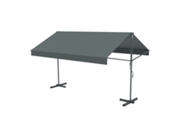 Toldo Duplo Inclinado Manual 2 95 X 3 M Cinzento Iseo CONCEPT U