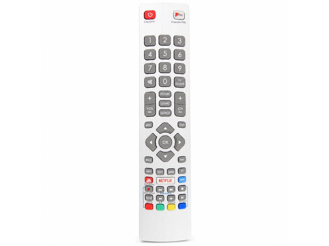 Comando À Distância Para Tv Compatível Com Sharp Shwrmc0121_zhd