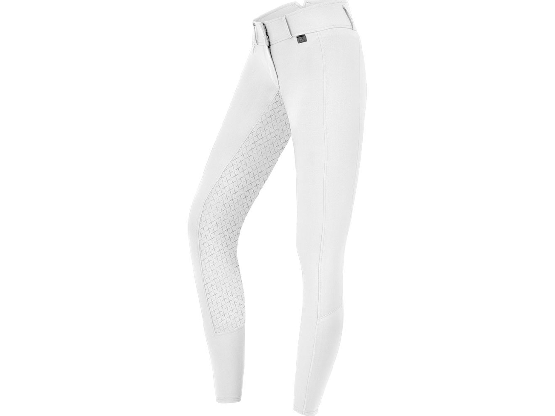 E.L.T. Calças de Montaria de Silicone de Cintura Alta Micro Sport Branco 140 Cme.L.T.