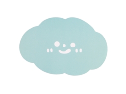 2026 mouse Pad Mini Nuvem Fofa Azul