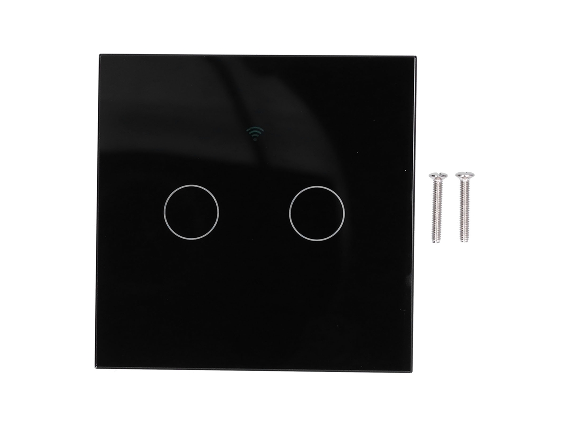 Interruptor Inteligente Touch Voice Zigbee Tuya 100 240v Preto