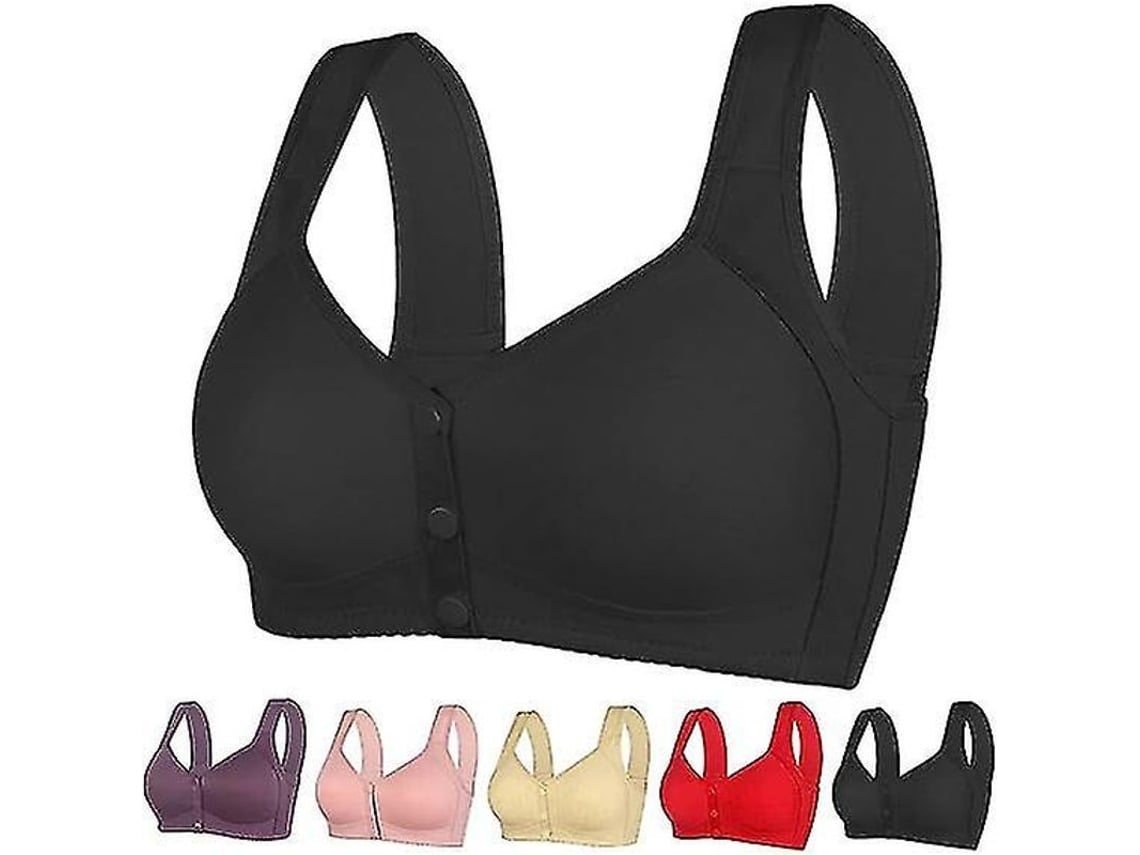 2026 sujetador Daisy para Mulher com Fecho Frontal Sem Armadura, Suporte High Push Up, Material Suave e Confortável para Esporte