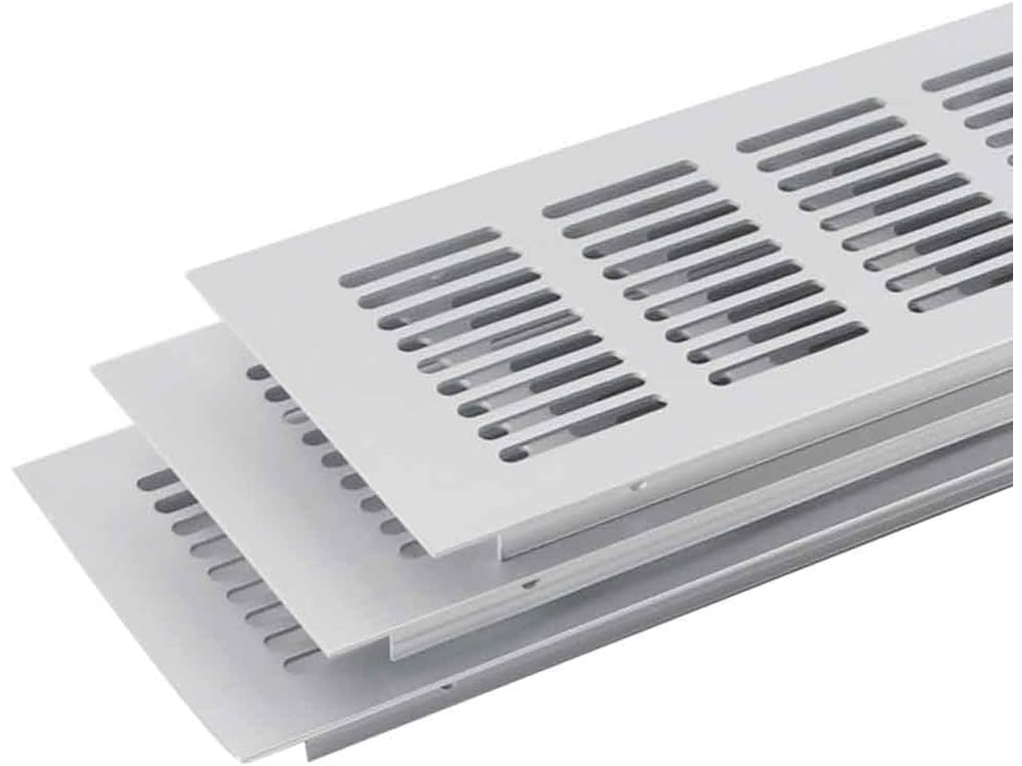 Grelha de Ventilação 150 mm em Liga Alumínio para armários S/MARCA