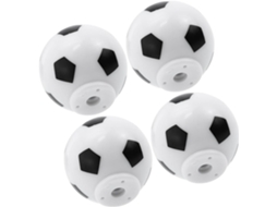 Conjunto De 4 Puxadores Decorativos Em Formato Bola Futebol Para Portas Armários, Unissex