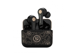 Auriculares Bluetooth True Wireless para Jogos 5.0 À Prova D'Água para desportos Ts-100 com Caixa de Carregamento Preta