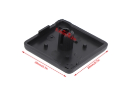 Laxiscreed Tampas De Plástico Preto Para Fasteners Em Perfis De Alumínio 2020/3030/4040, Pack De 50