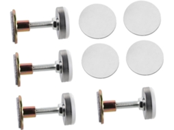 Doitool Conjunto De 4-niveladores Ferro Reforçados Para Móveis, Ideais Para Camas E Estantes, Estabilizadores