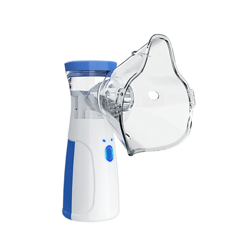 (azul) Nebulizador portátil para crianças e adultos, Nebulizador Malha