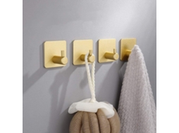 Ganchos Autoadesivos de Aço Inoxidável, Resistentes e com Design Elegante BRILVIBERA