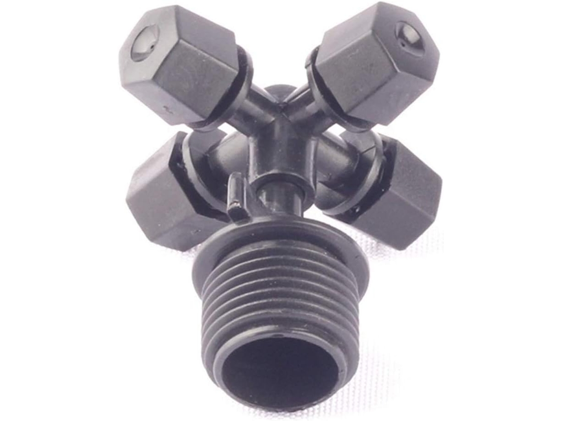 Kit de irrigação com 30 conjuntos de conectores de 6 mm rosca 1/2 polegada | S/MARCA