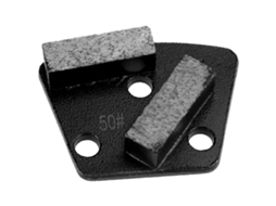Disco De Esmerilado De Diamante Trapezoidal Para Mezcladora Arena 50 (3 Agujeros 2 Dientes Rectos)