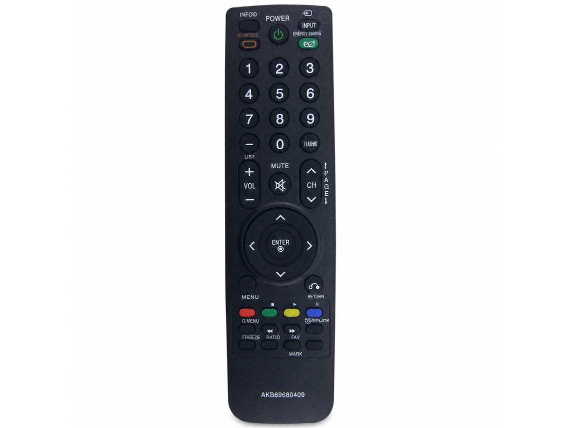 Comando À Distância De Substituição Compatível Com Tv Lg Akb69680409
