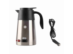 Bule elétrico de carro 12v/24v 1300ml INOX 304 isolamento a vácuo para café, leite, ovos | S/MARCA