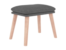 Footstool, Footstools Vidaxl Cinzeto Tecido (n/a)