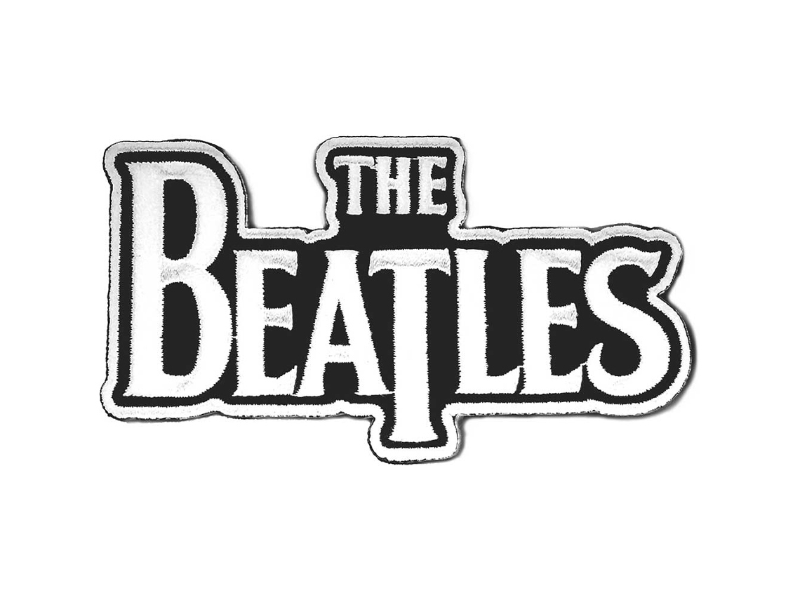 Emblema de Coser ROCK OFF The Beatles White Drop T Logo