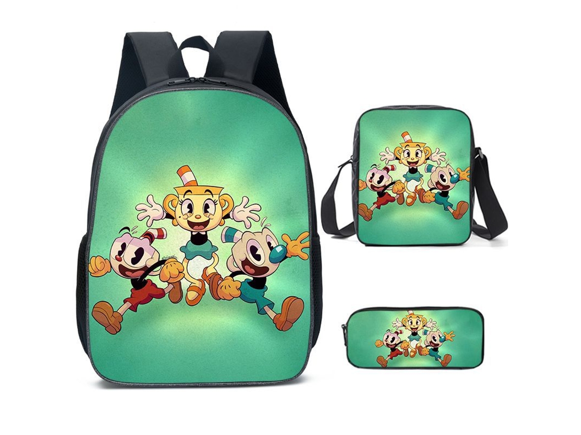 Mochila Escolar Cuphead Cuphead Para Estudantes