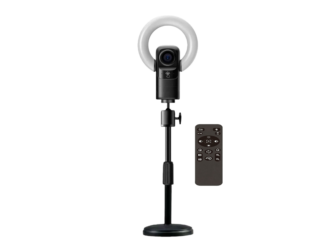 Webcam Usb, 4k, Led, Com Grande Angular, Para Computador E Videoconferência
