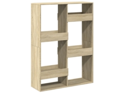 Bookcase, Bookcases Vidaxl Marrom Madeira Processada (n/a)