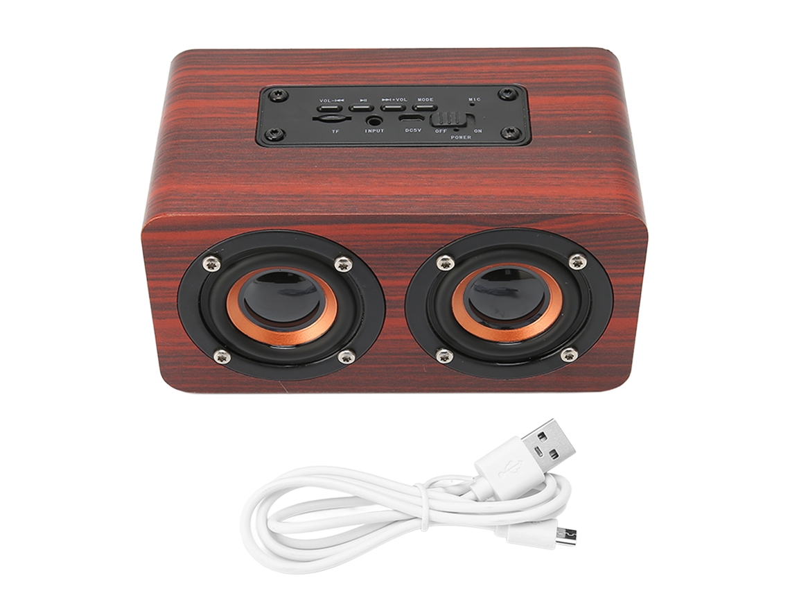 Caixa de som Bluetooth portátil com microfone EOOCOO