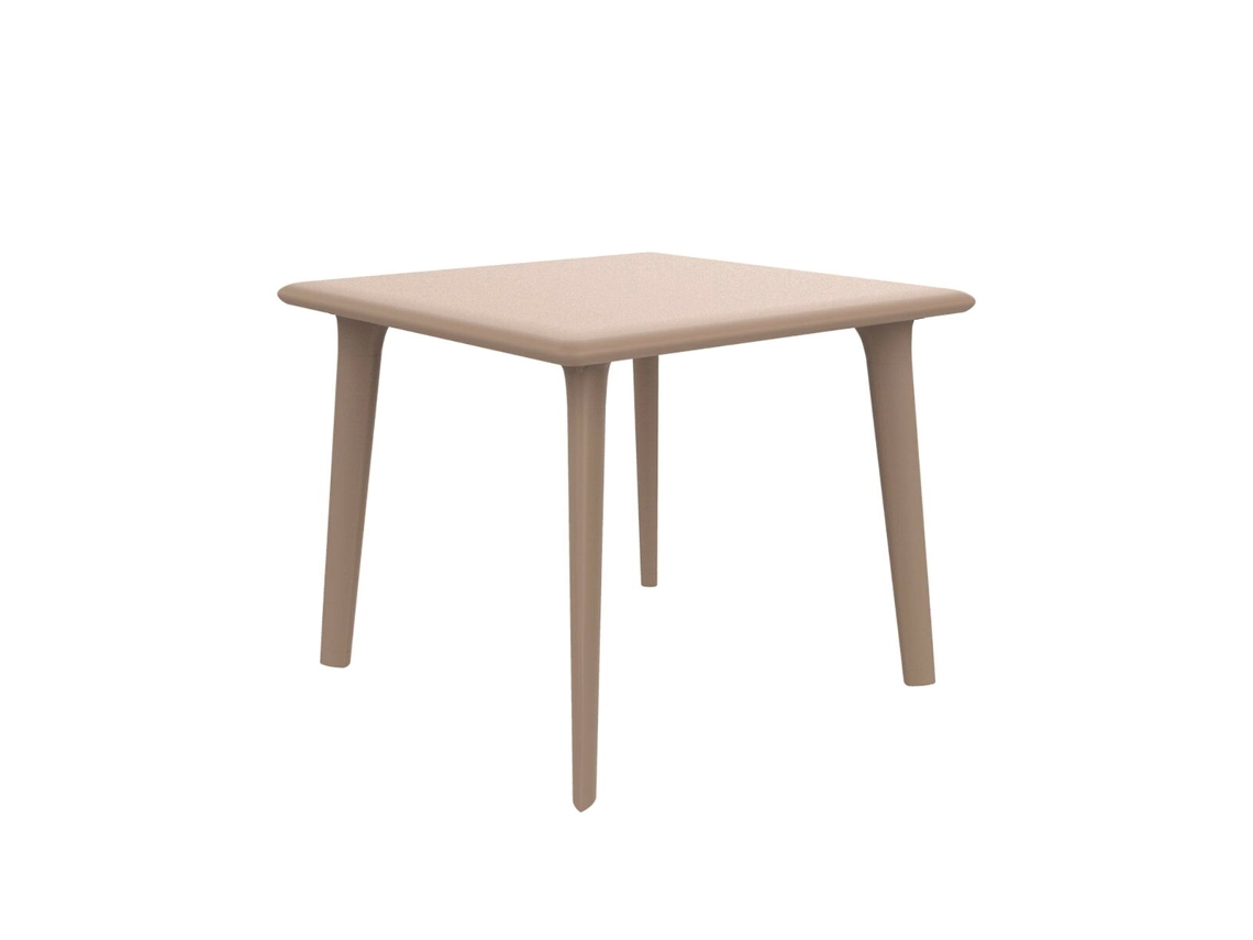 Mesa Quadrada Exterior 90x90 Areia Dessa Resol